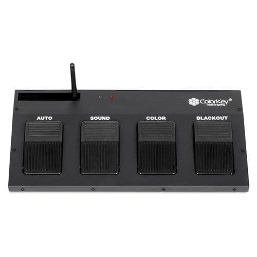 Centralina luci dmx colorkey cku 3055 partybar wireless footswitch bla