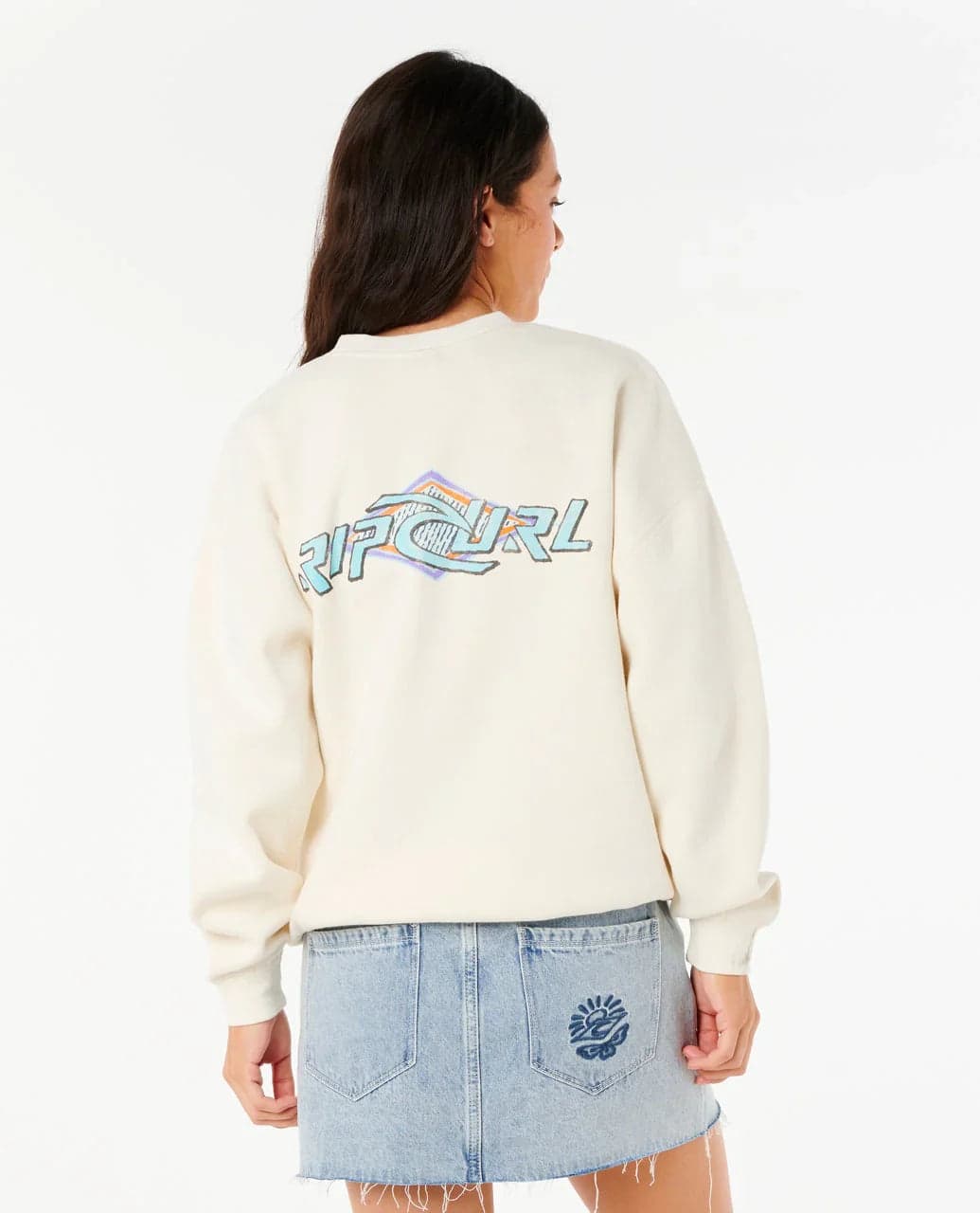 Felpa Girocollo Rip Curl Emily Neon Diamond Eritage in Maglioni Snotshop - Roma, commercioVirtuoso.it