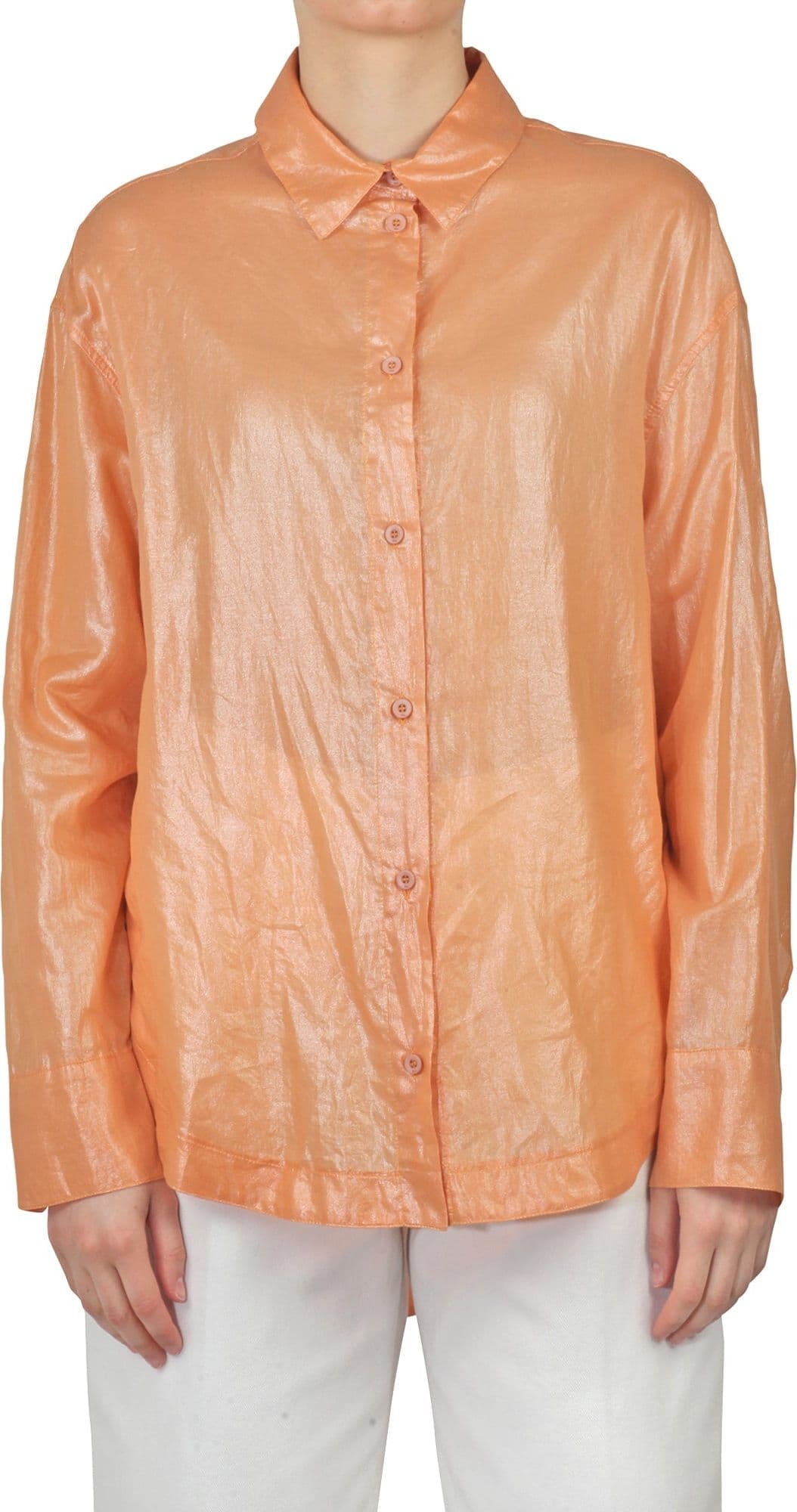 8PM 8pm - Camicia - 450689 - Arancione da donna in Bluse e camicie Drestige - Casamassima, commercioVirtuoso.it