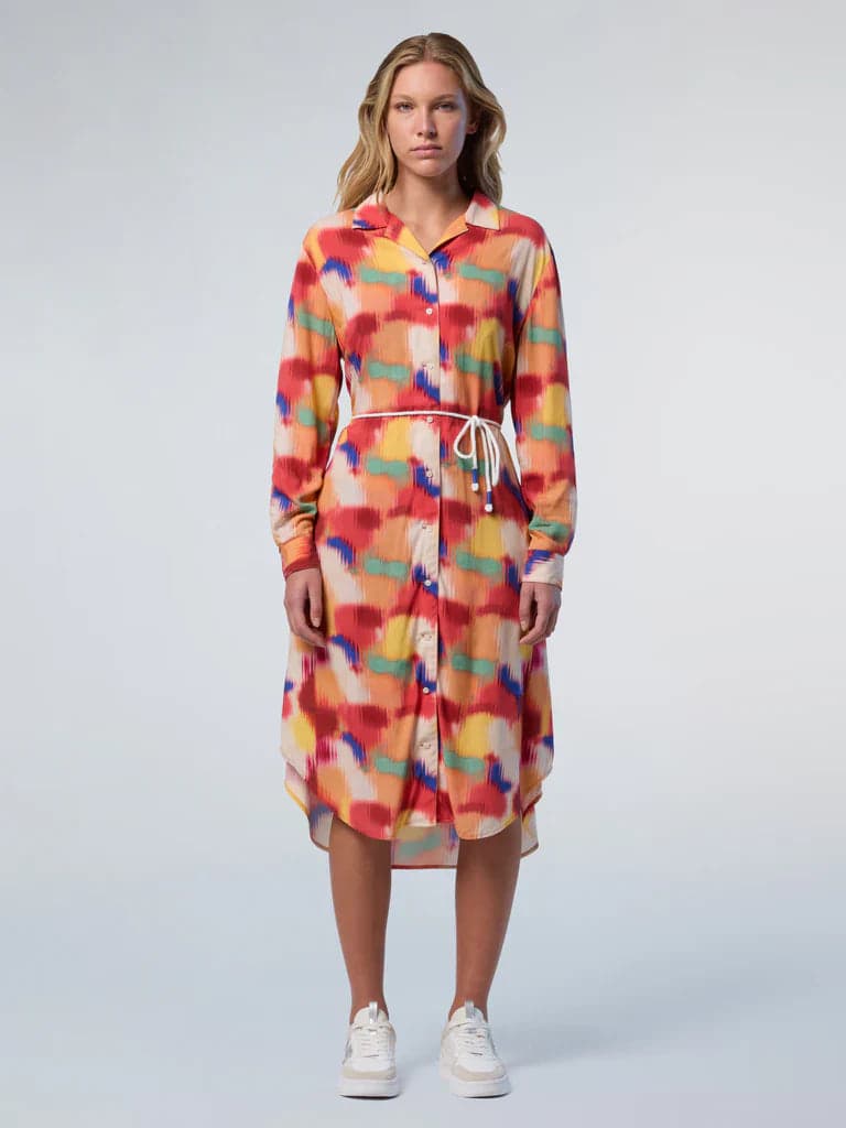 North Sails Abito donna Abito midi in ECOVERO in Casual Broadway Red - Barletta, commercioVirtuoso.it