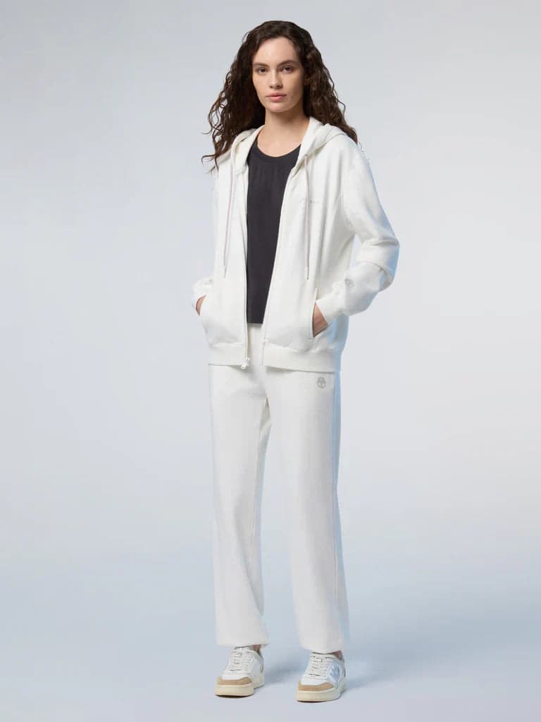 North Sails Felpa Donna hoodie con stampa North Sails in Felpe con cappuccio Broadway Red - Barletta, commercioVirtuoso.it