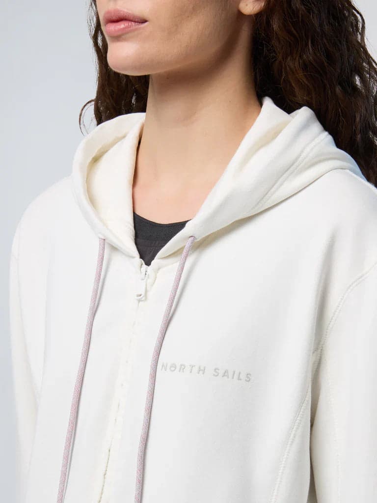 North Sails Felpa Donna hoodie con stampa North Sails in Felpe con cappuccio Broadway Red - Barletta, commercioVirtuoso.it