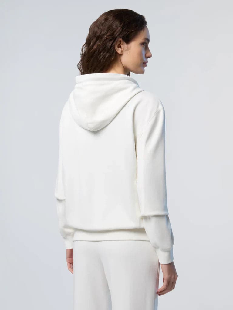 North Sails Felpa Donna hoodie con stampa North Sails in Felpe con cappuccio Broadway Red - Barletta, commercioVirtuoso.it