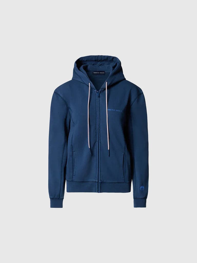 North Sails Felpa Donna hoodie con stampa North Sails in Felpe con cappuccio Broadway Red - Barletta, commercioVirtuoso.it