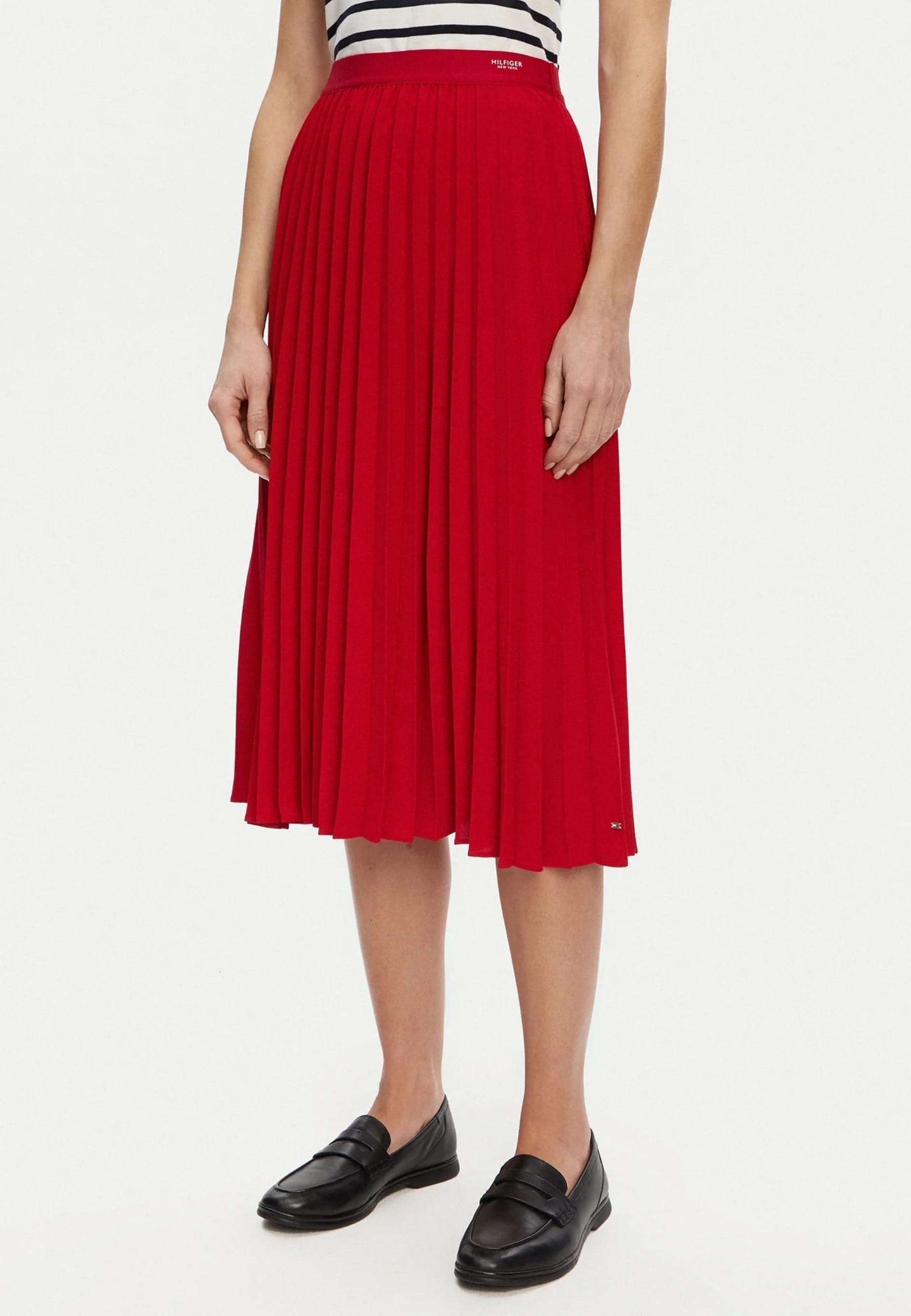 Tommy Hilfiger GONNA FLUID PLEATED PULL ON MIDI SKIRT da donna in Gonne Drestige - Casamassima, commercioVirtuoso.it