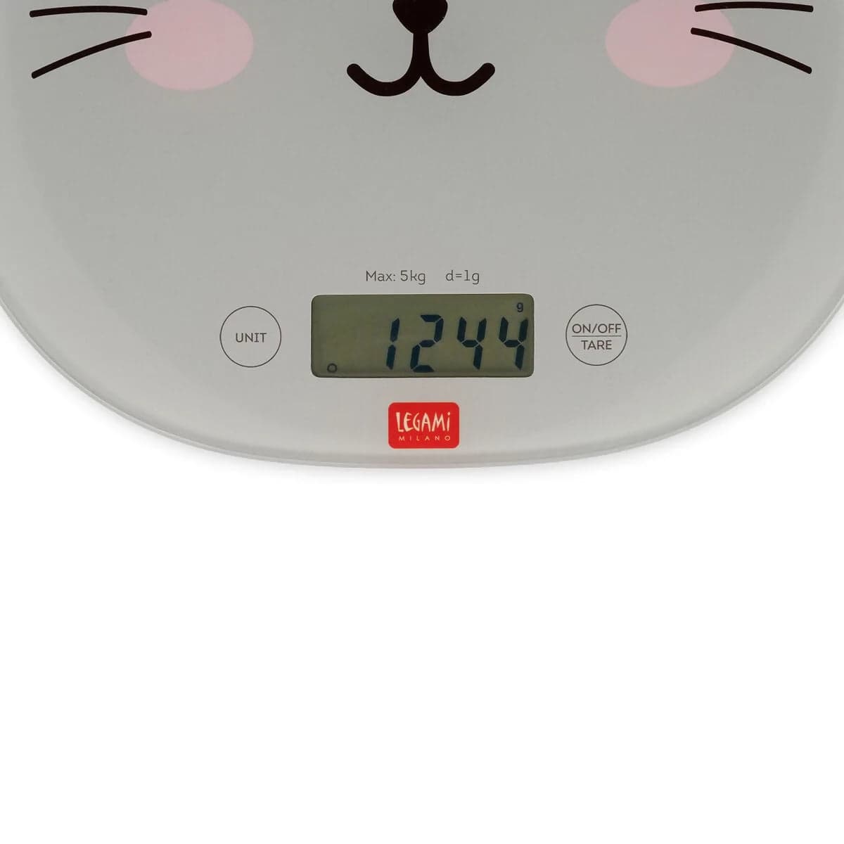 BILANCIA DA CUCINA DIGITALE - KITCHEN SCALE - KITTY - LEGAMI in Cesti regalo con alcolici Cartoleria Deja Vu - Crotone, commercioVirtuoso.it