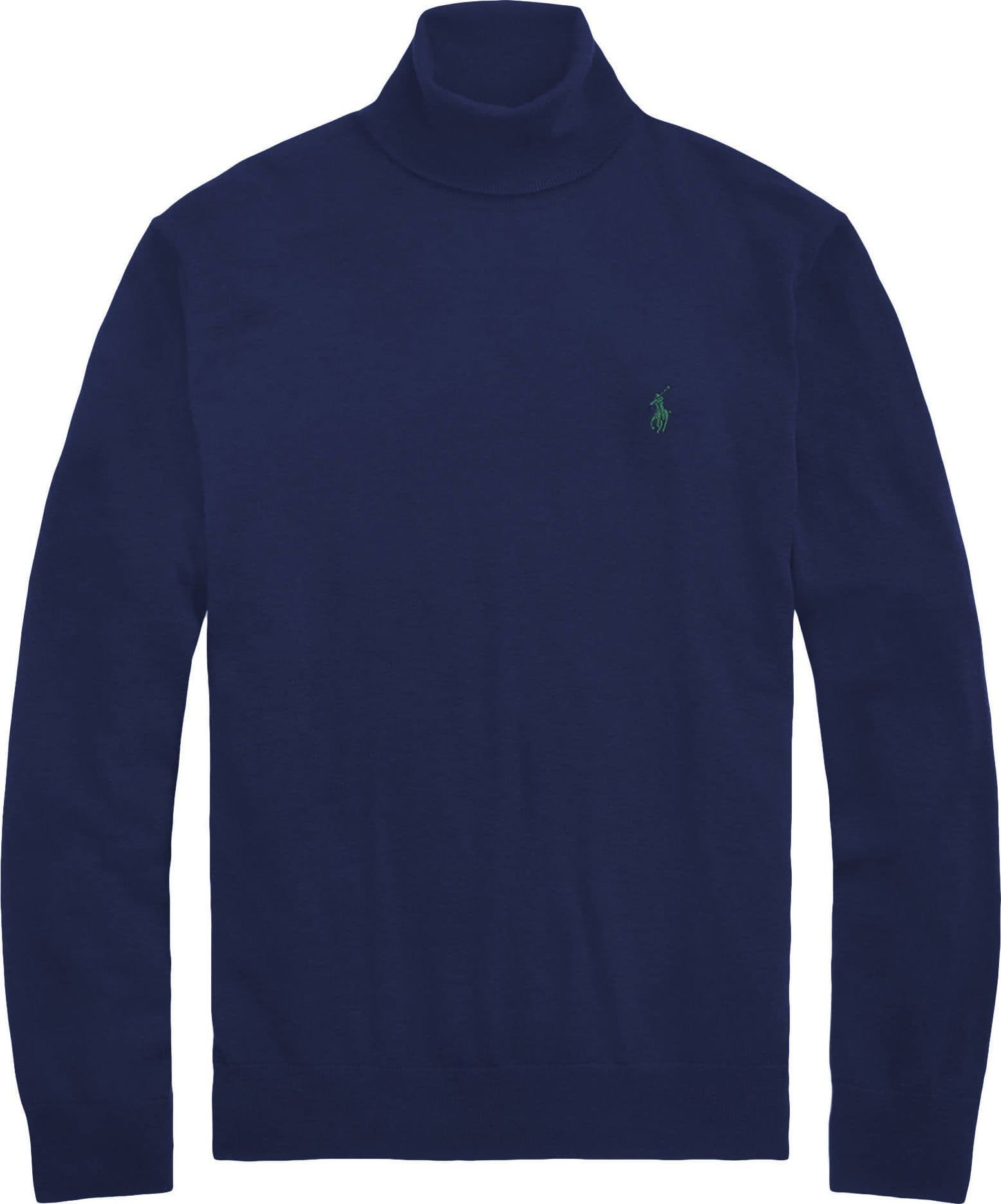 Ralph Lauren Uomo Maglione Collo Alto 100% Cotone Tinta Unita Regular Fit Logo Ricamato Pony Lupetto Invernale in Maglioni Euforia - Bronte, commercioVirtuoso.it