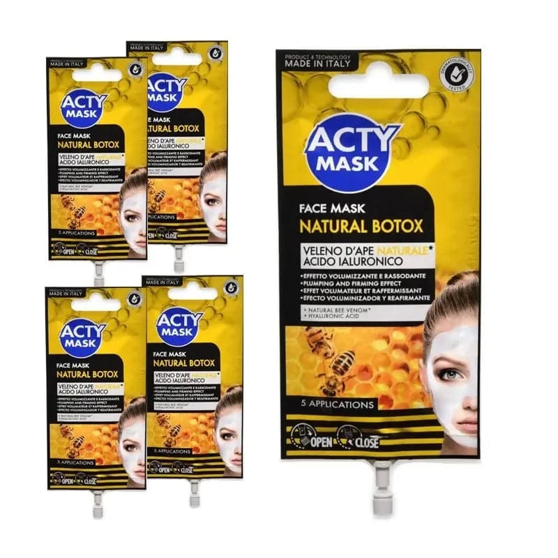 5x-maschera-viso-acty-mask-hydrogel-al-veleno-dape-naturale-e-acido-ialuronico-cura-della-pelle-acty-mask