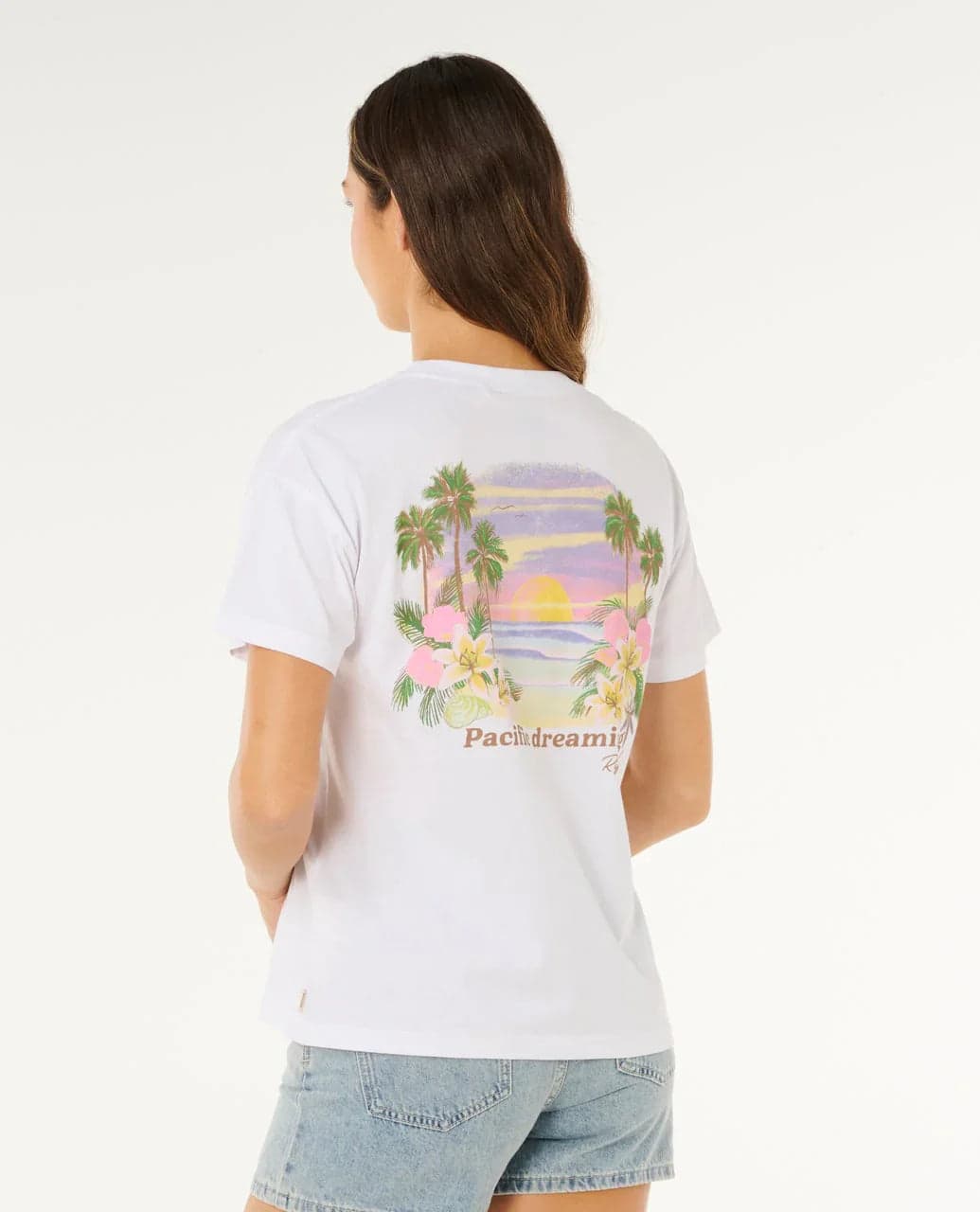 T-Shirt Donna Rip Curl poolside Relaxed in T-shirt Snotshop - Roma, commercioVirtuoso.it