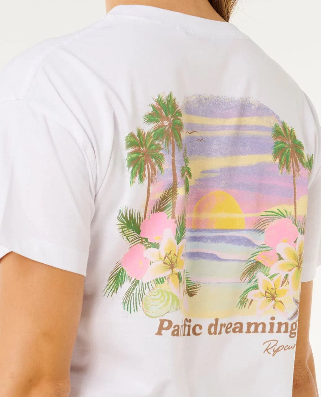 T-Shirt Donna Rip Curl poolside Relaxed in T-shirt Snotshop - Roma, commercioVirtuoso.it