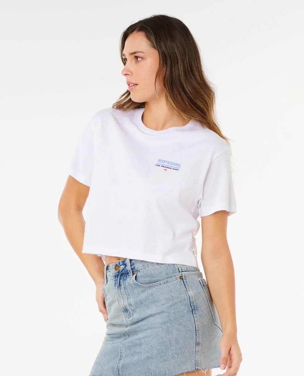 T-Shirt Donna Rip Curl Hayley O Crop in T-shirt Snotshop - Roma, commercioVirtuoso.it