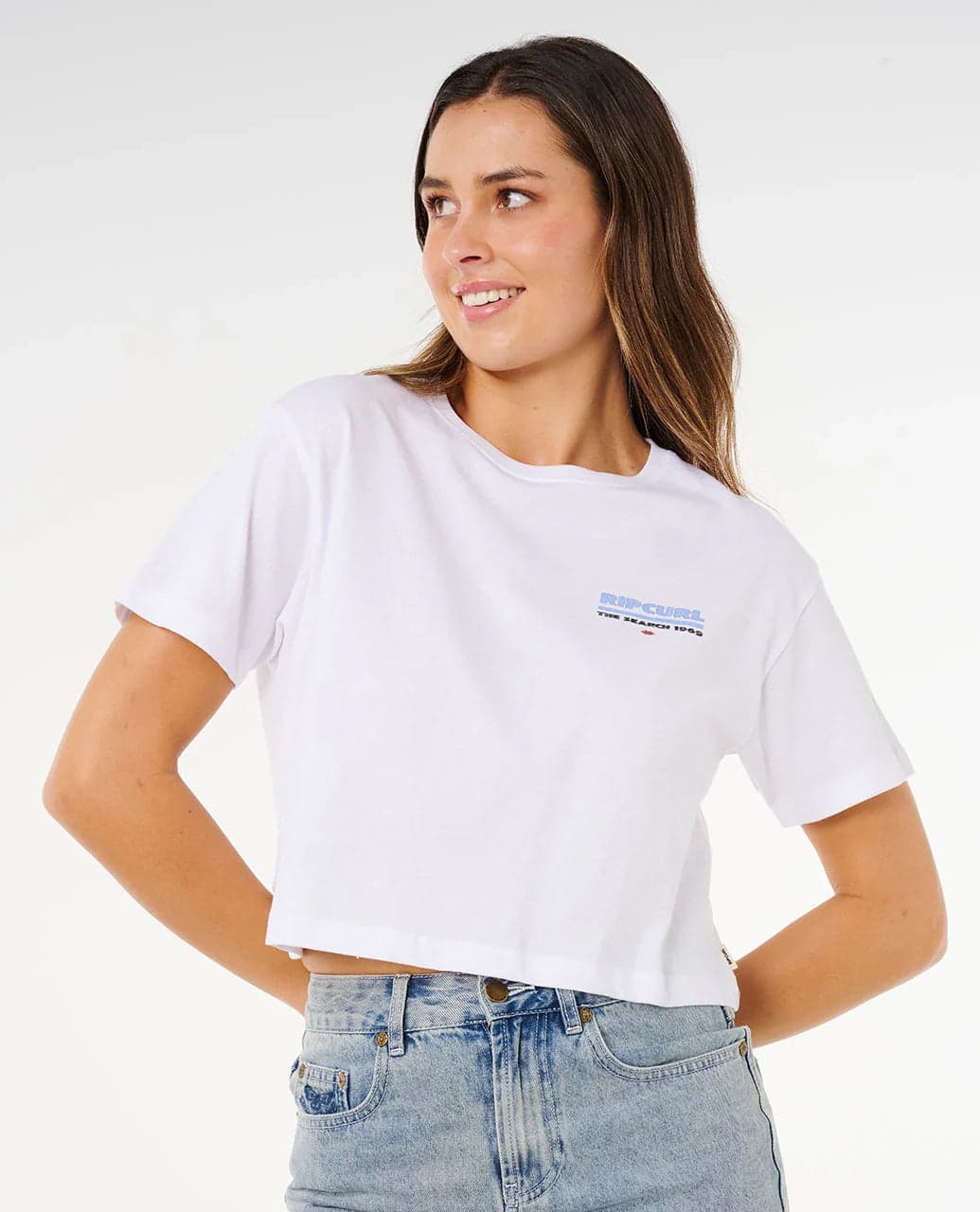 T-Shirt Donna Rip Curl Hayley O Crop in T-shirt Snotshop - Roma, commercioVirtuoso.it
