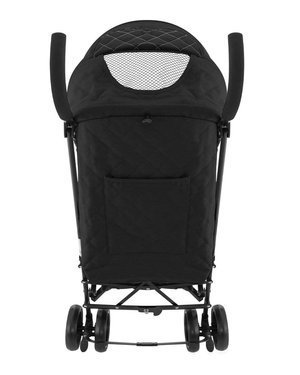 KIKKABOO Passeggino BEETLE - Passeggino da viaggio omologato fino a 22 kg - Pieghevole, Leggero, Compatto, colore NERO - telaio in alluminio, Chiusura Compatta, Schienale Reclinabile e Regolabile, Poggiagambe in Passeggini compatti Sanitaria Gioia del Bimbo - Villa San Giovanni, commercioVirtuoso.it