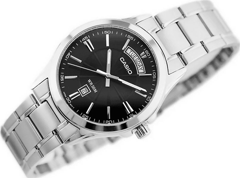 Orologio Casio da polso per uomo , MTP-1381D-1A, in acciaio inossidabile color argento, movimento al quarzo, impermeabile in Orologi da polso Loweconomy - Marineo, commercioVirtuoso.it
