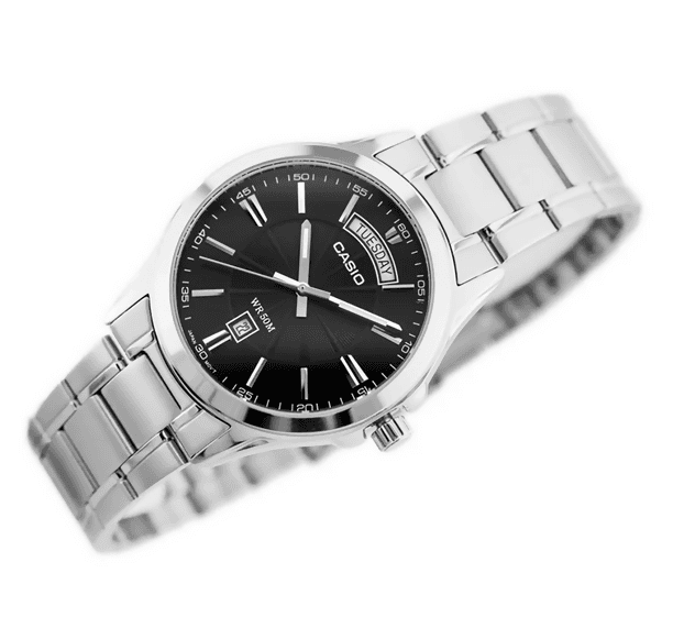 Orologio Casio da polso per uomo , MTP-1381D-1A, in acciaio inossidabile color argento, movimento al quarzo, impermeabile in Orologi da polso Loweconomy - Marineo, commercioVirtuoso.it