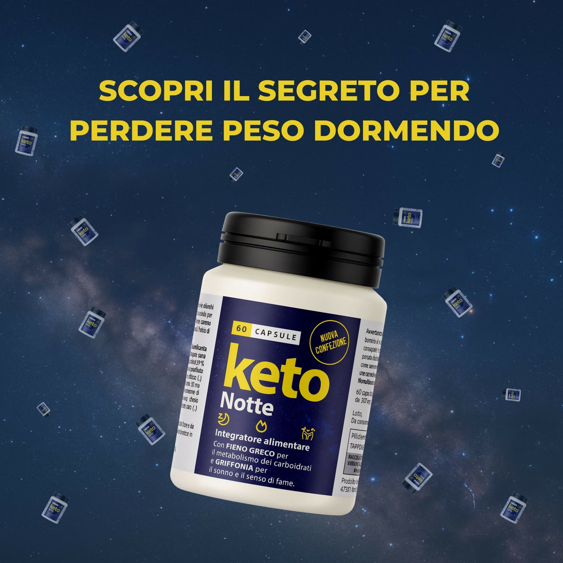 Brucia Grassi Notturno con Griffonia e Melatonina – Integratore Keto per il Metabolismo Attivo e Sonno Rilassante - Ideale per la Dieta Chetogenica | Keto Notte AlohaLabs 60 Compresse in 7 Keto DHEA BasketGuru Italia - Palermo, commercioVirtuoso.it