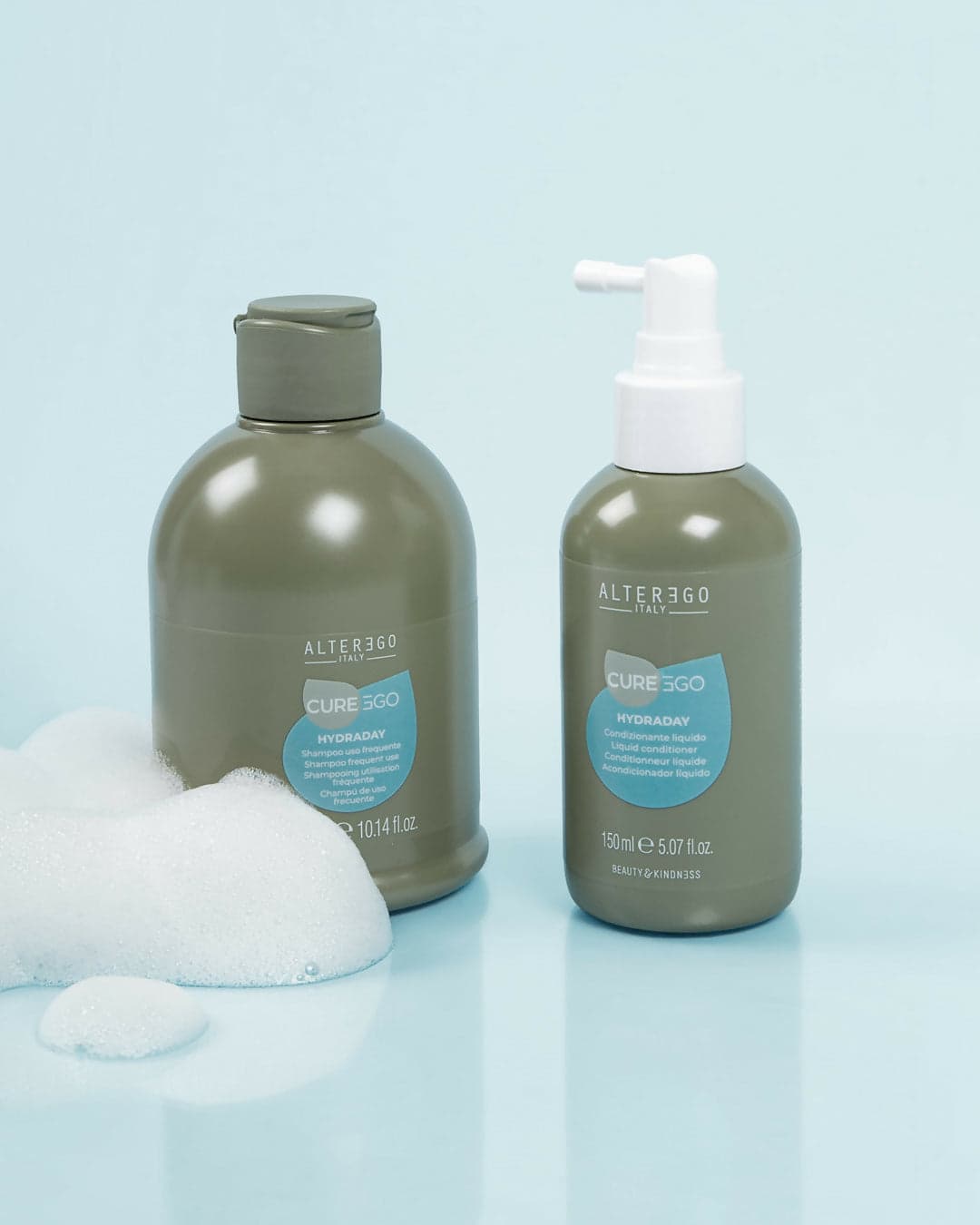Alter Ego ScalpEgo Hydraday Condizionante in Mousse Idratante Districante Capelli Secchi Leggero Professionale 200 ml in Mousse e spume Ricci Perfetti - Partinico, commercioVirtuoso.it