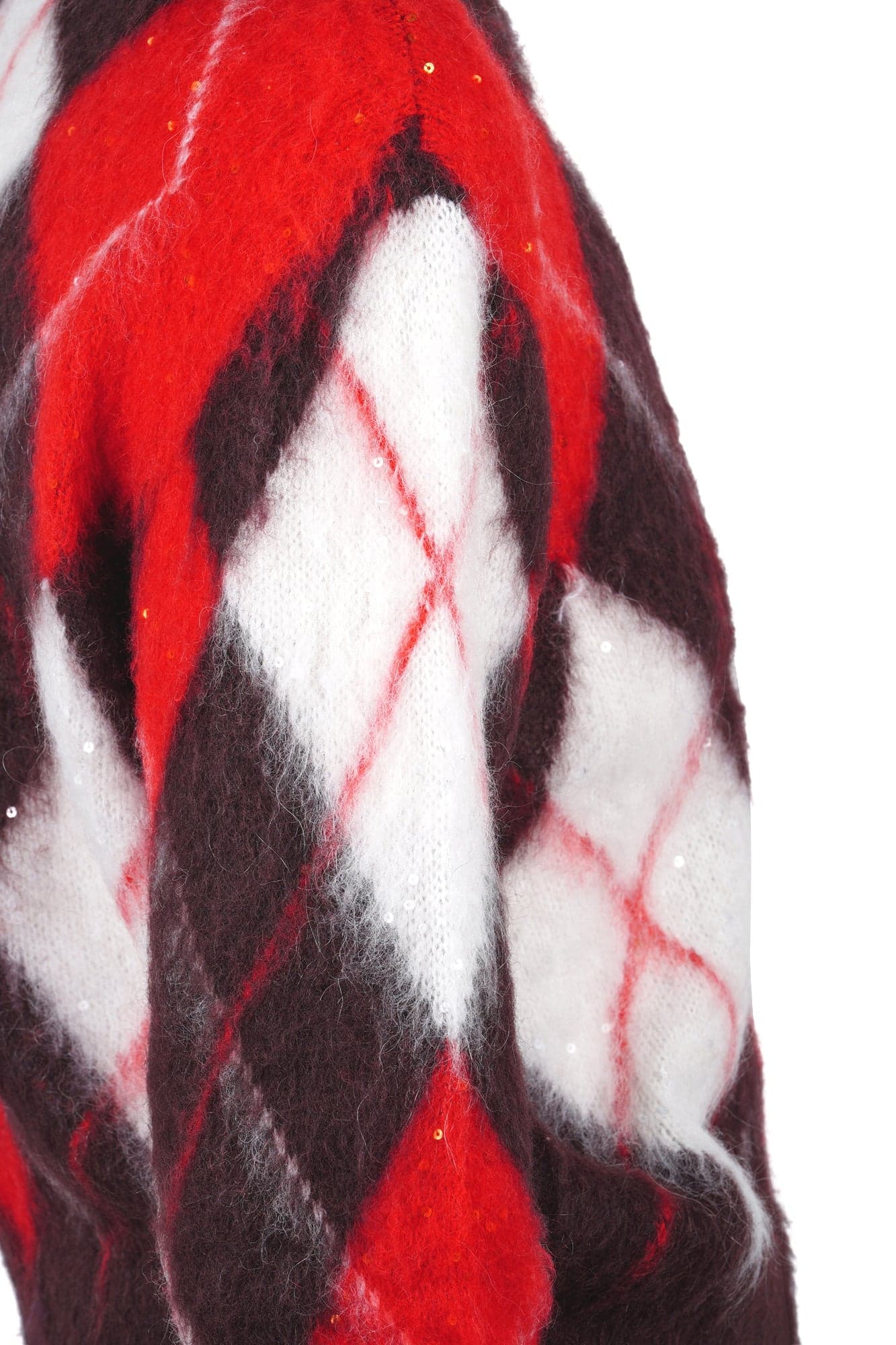 JUCCA Jucca - Maglia - 461662 - Rosso/Bordeaux da donna in Maglioni Drestige - Casamassima, commercioVirtuoso.it