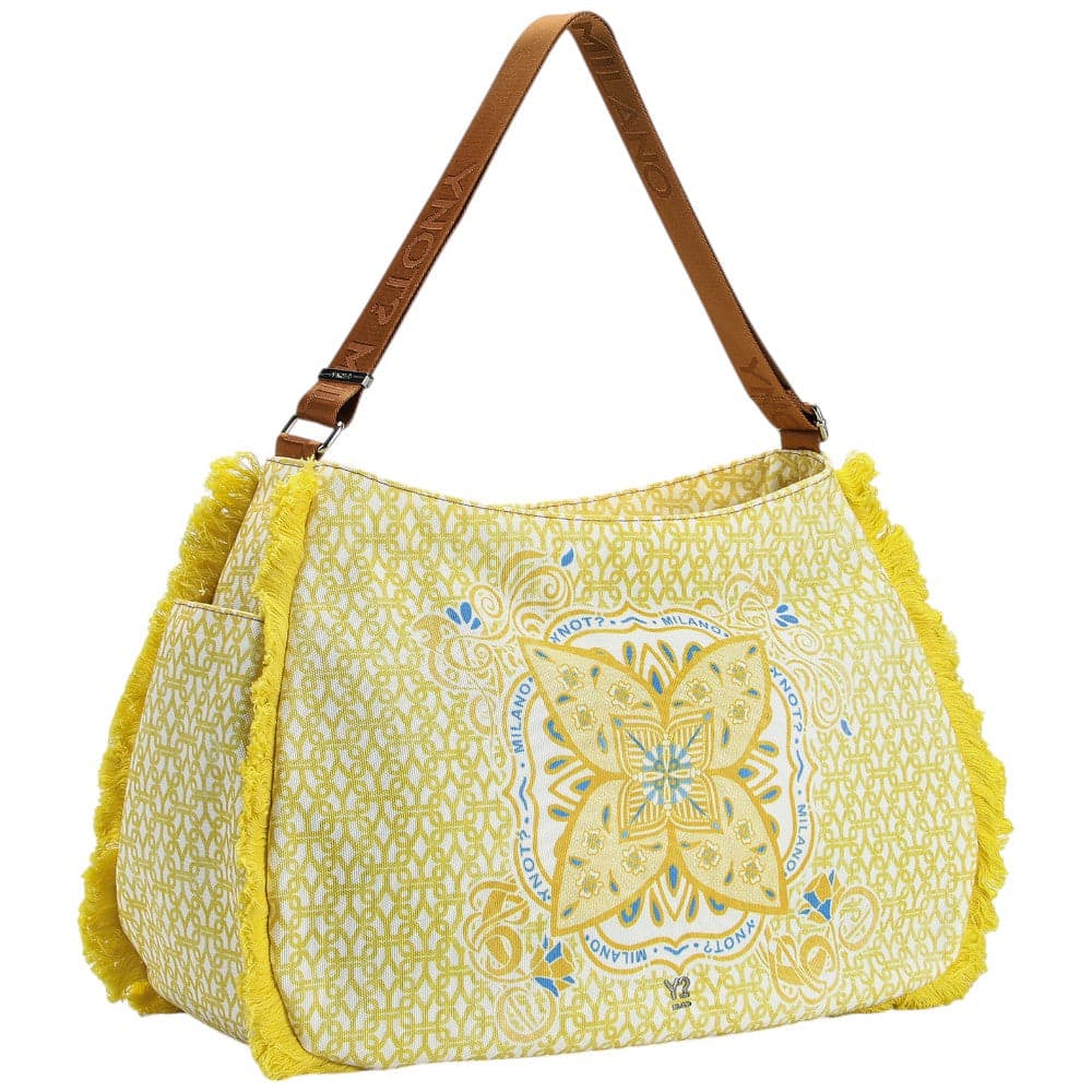 YNot borsa mare hobo bag lemon linea Sammer SAM006S5 Borse YNot