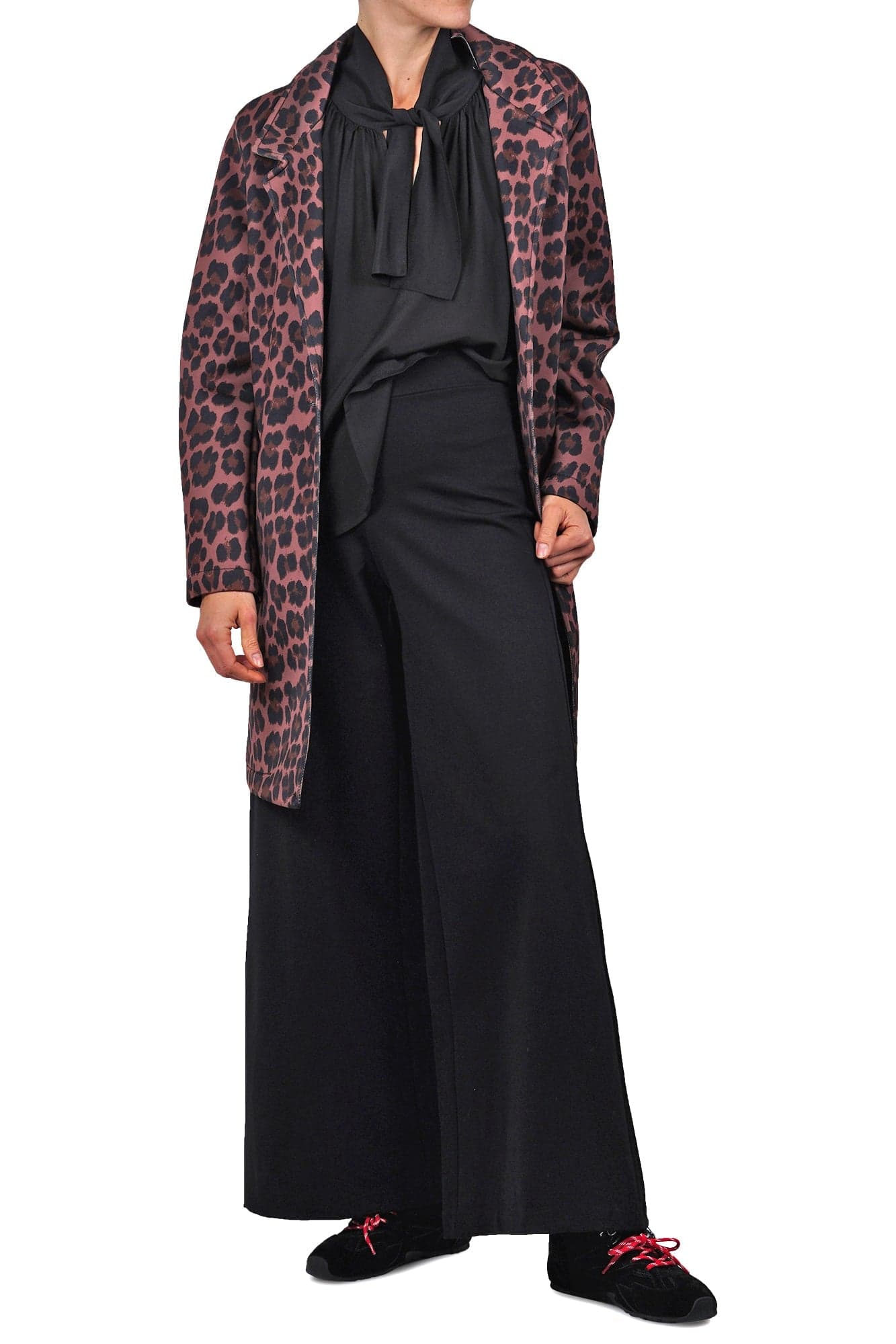 LA FEMME BLANCHE La Femme Blanche - Cappotto - 461507 - Nero/Marrone da donna in Cappotti Drestige - Casamassima, commercioVirtuoso.it
