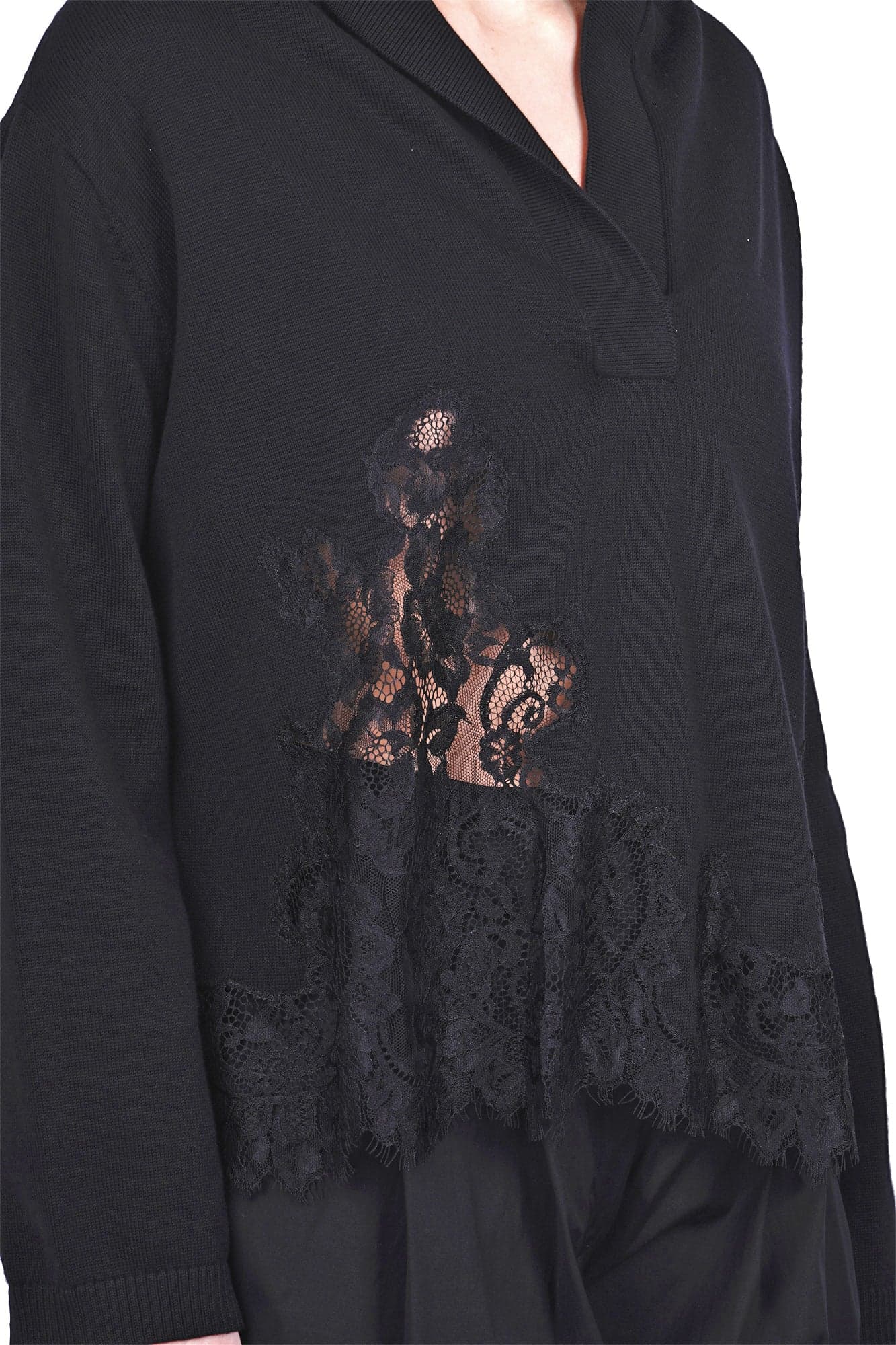 Semi-Couture Semi Couture - Maglia - 470938 - Nero da donna in Felpe senza cappuccio Drestige - Casamassima, commercioVirtuoso.it