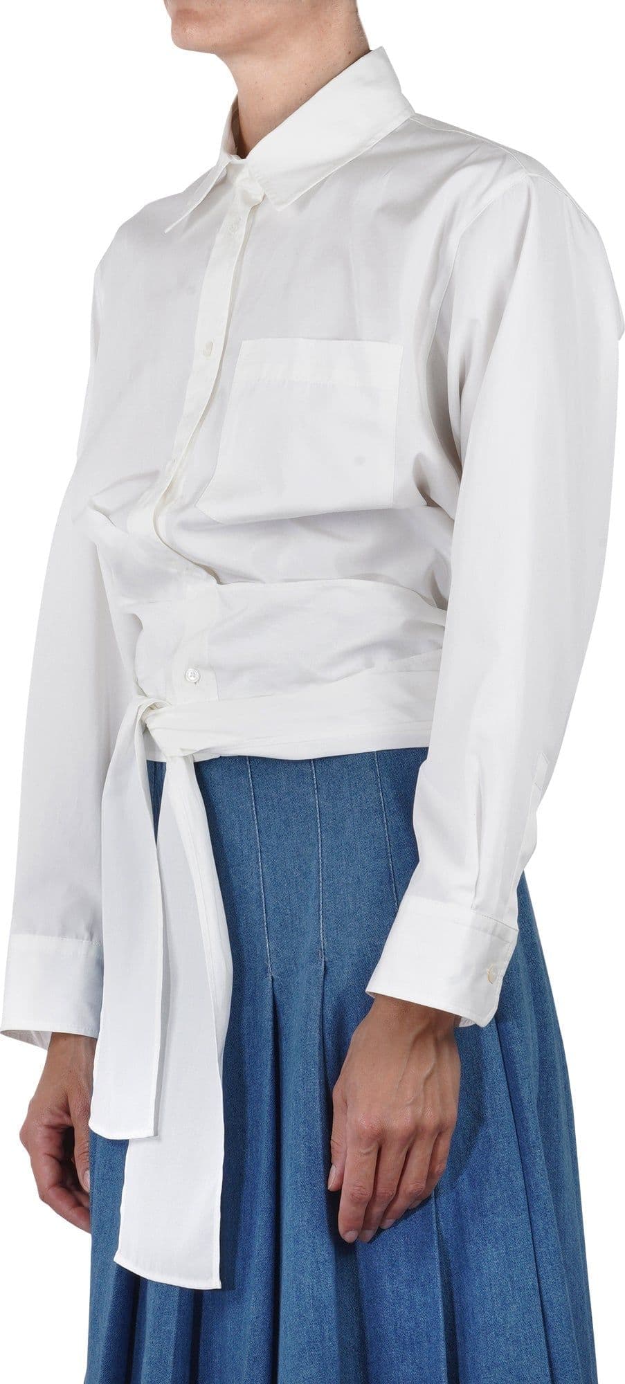 WEEKEND MAXMARA Weekend MaxMara - Camicia - 460927 - Bianco da donna in Bluse e camicie Drestige - Casamassima, commercioVirtuoso.it