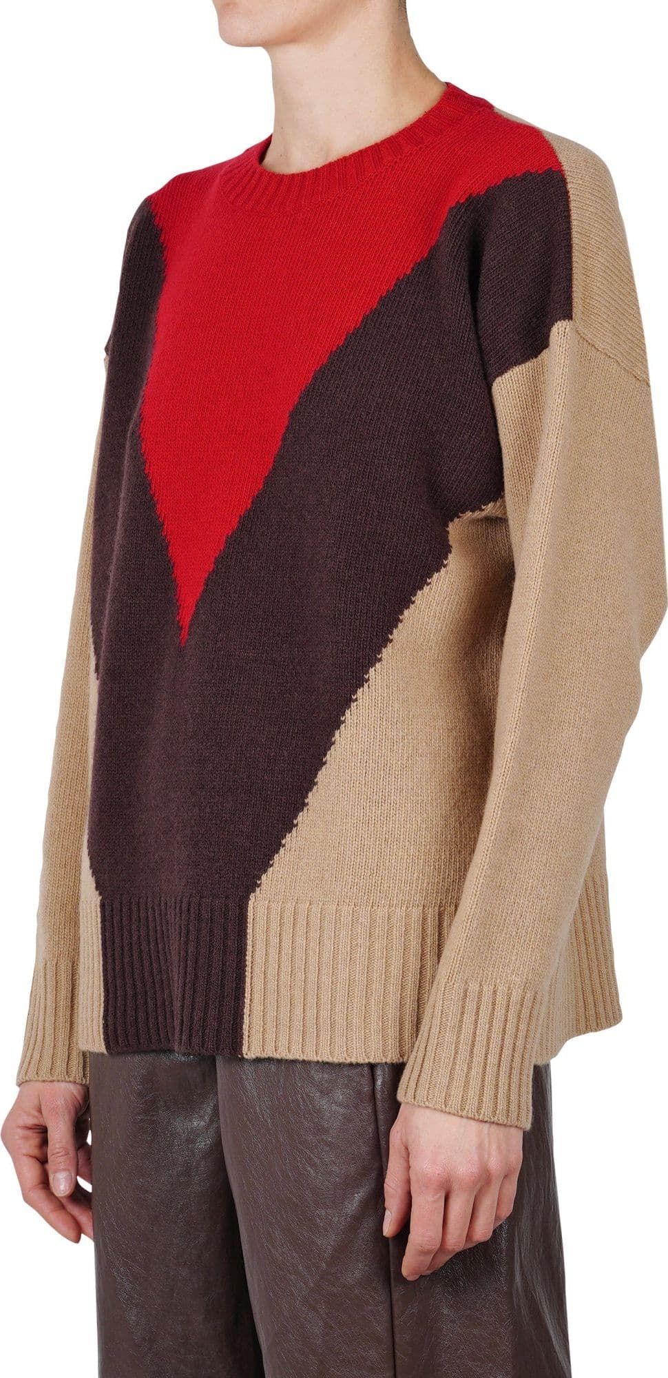 JUCCA Jucca - Maglia - 460843 - Bordeaux/Marrone da donna in Maglioni Drestige - Casamassima, commercioVirtuoso.it