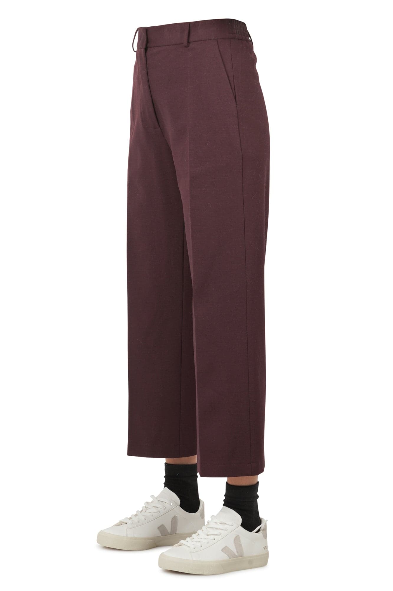 Liviana Conti - Pantalone - 460128 - Bordeaux da donna in Pantaloni Drestige - Casamassima, commercioVirtuoso.it