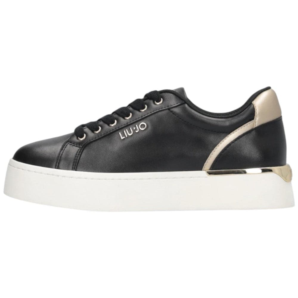 Liu Jo scarpe nere oro sneakers platform PRETTY in Sneaker casual Prodotti di Classe - Nocera Superiore, commercioVirtuoso.it