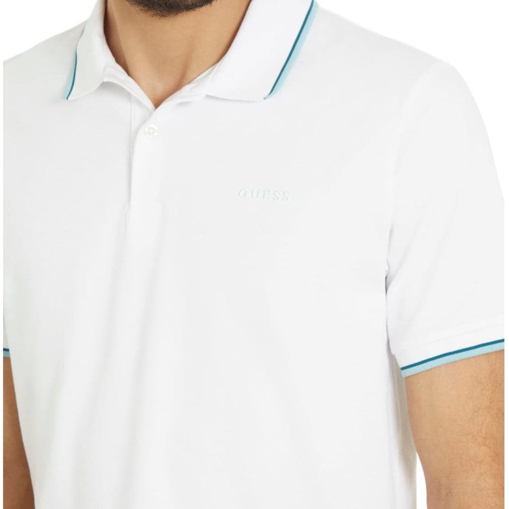 Guess maglietta polo bianca Lyle M4GP60 K7O64 Polo Guess