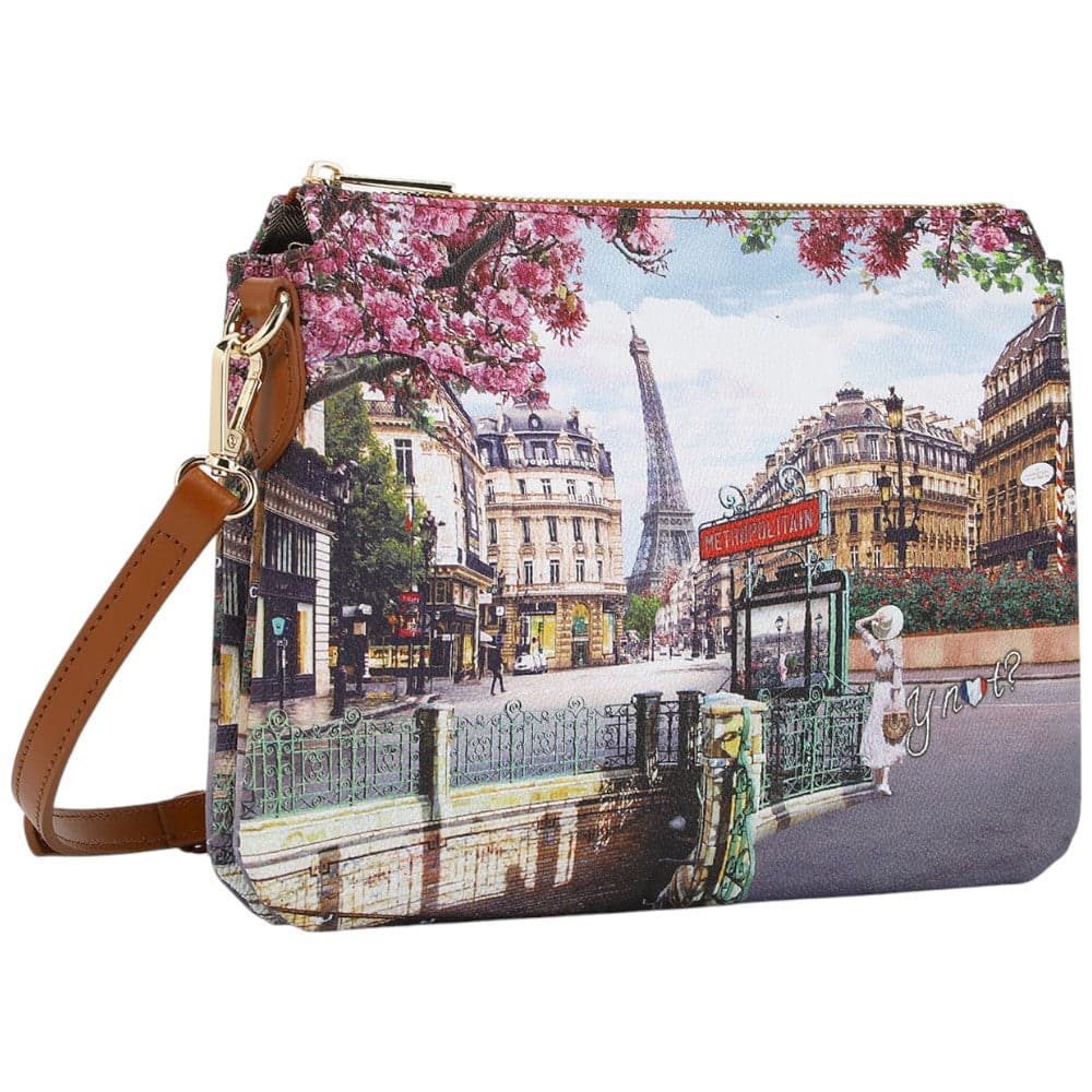 YNot shoulder bag 2 scomparti stampa Emily in Paris YES630S5 Borse YNot