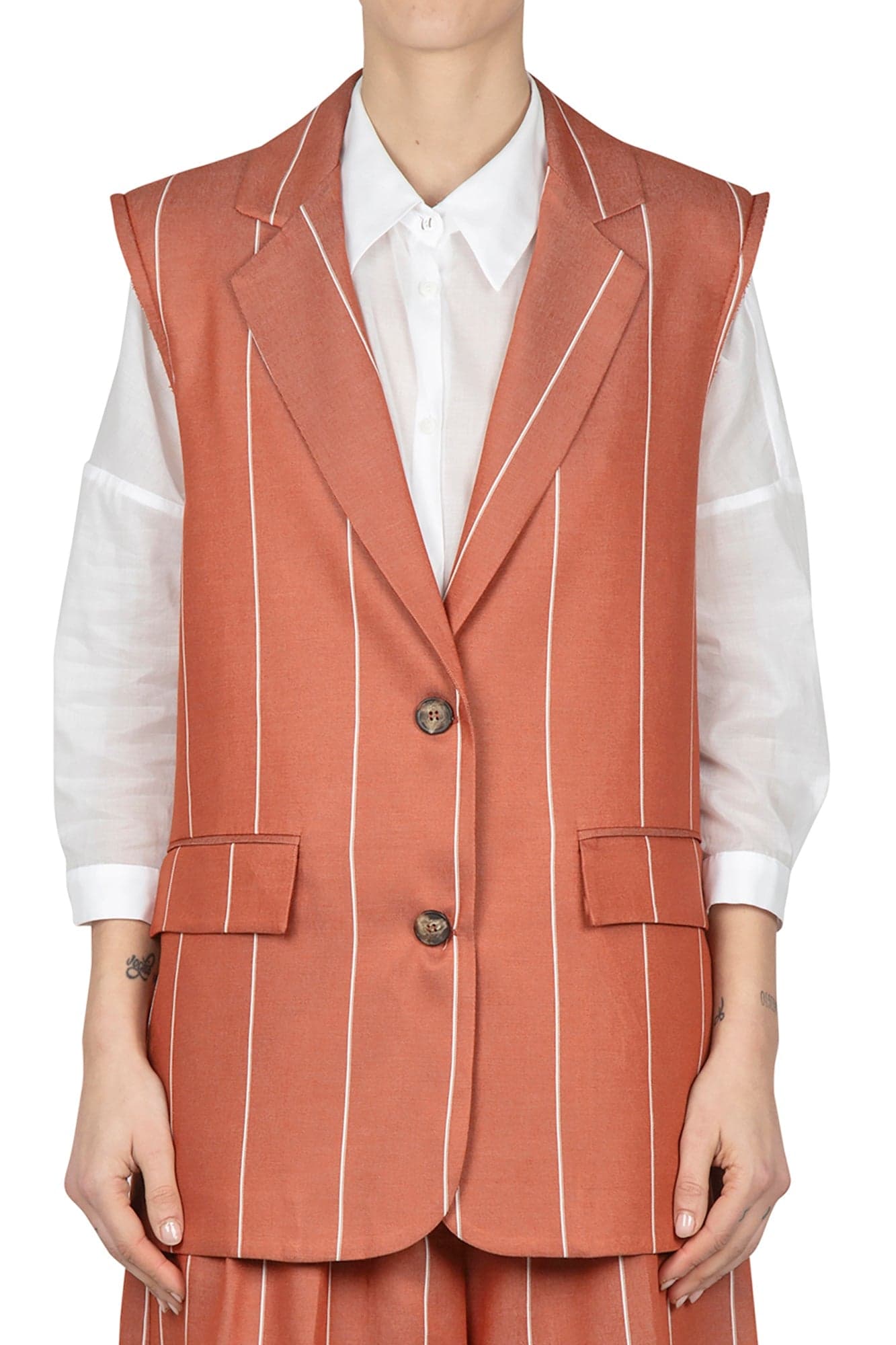 SO ALLURE So Allure - Gilet - 450033 - Ruggine da donna in Gilet Drestige - Casamassima, commercioVirtuoso.it