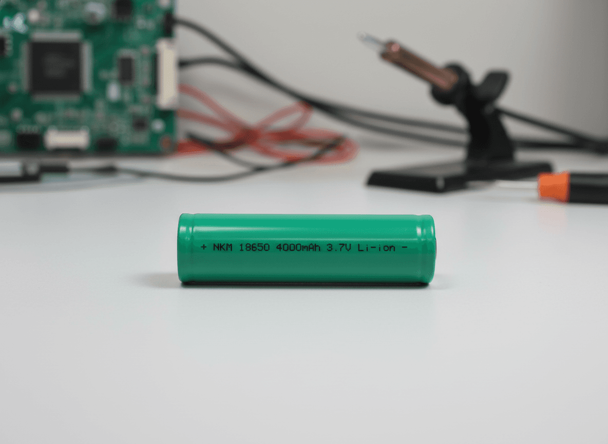 Batteria litio 18650 nakamichi 4000mah alta qualità testa piatta lamelle saldabili pacco batteria ricambio in Pile ricaricabili Solgeny - Besate, commercioVirtuoso.it