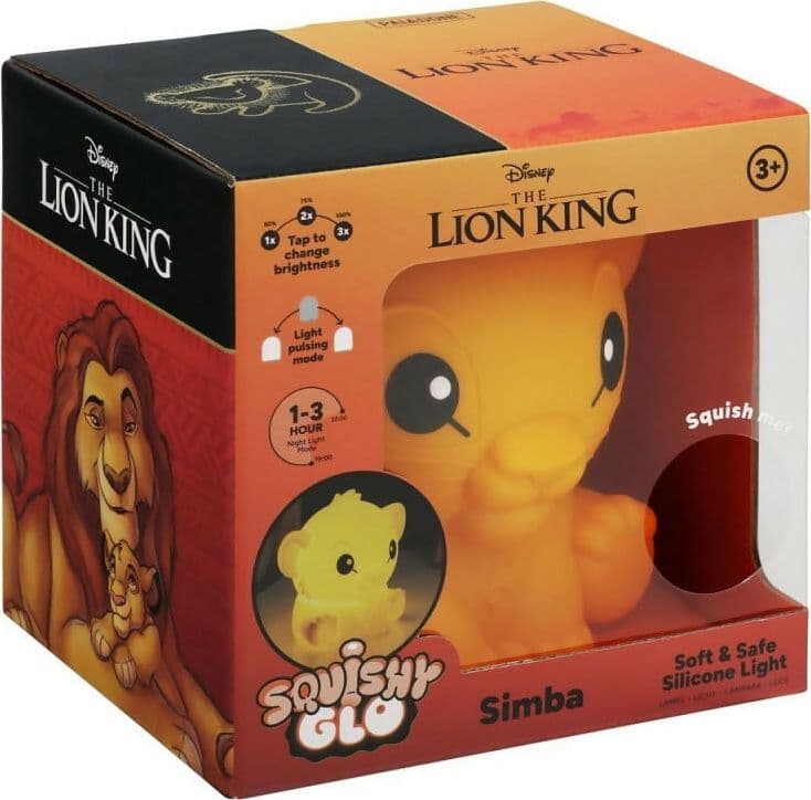 Disney Squishy Glo Silicon Light Il Re Leone Simba lampada