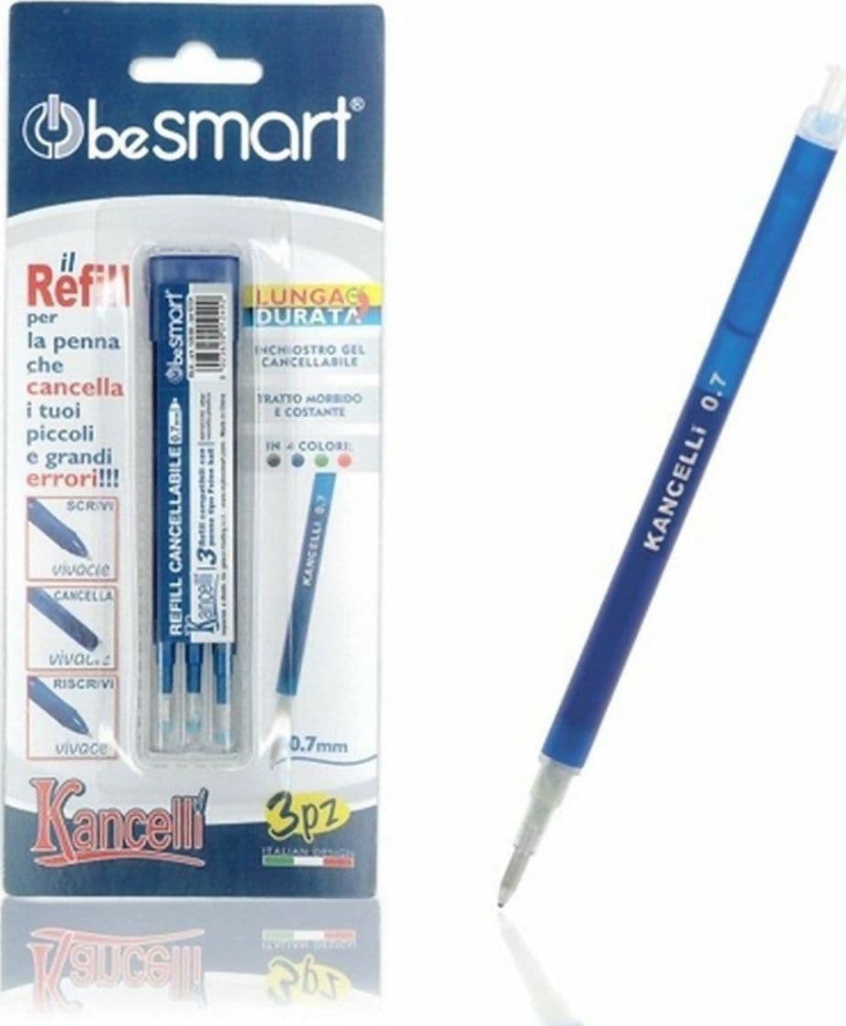 Blister 3 refill blu kancelli'
