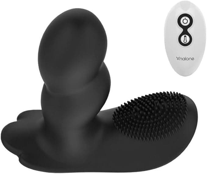 Massaggiatore Premium Loli prostatico nero anal vibrante 7x con telecomando in prodotto Erosdom - Palmi, commercioVirtuoso.it