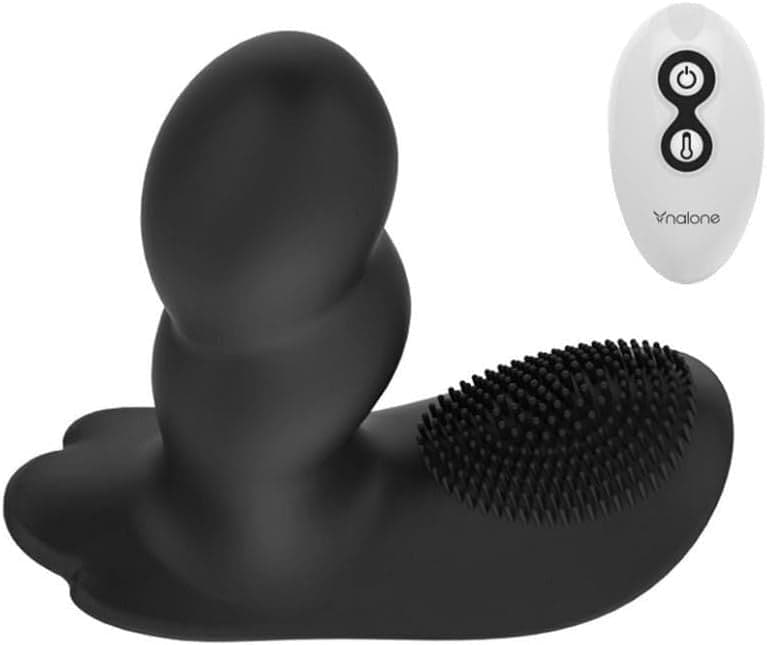 Massaggiatore Premium Loli prostatico nero anal vibrante 7x con telecomando in prodotto Erosdom - Palmi, commercioVirtuoso.it