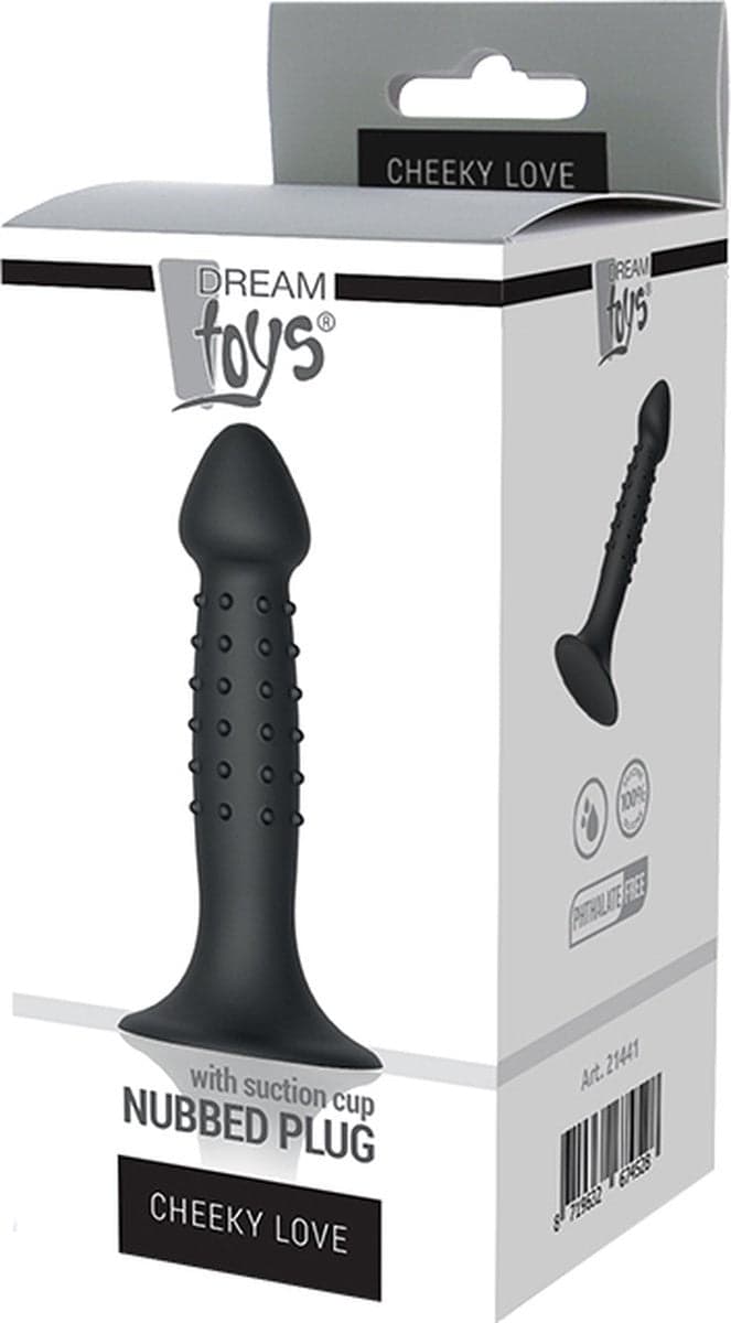 Plug anale 12 cm con rilevi stimolanti nero silicone giochi ano nuovo in prodotto Erosdom - Palmi, commercioVirtuoso.it