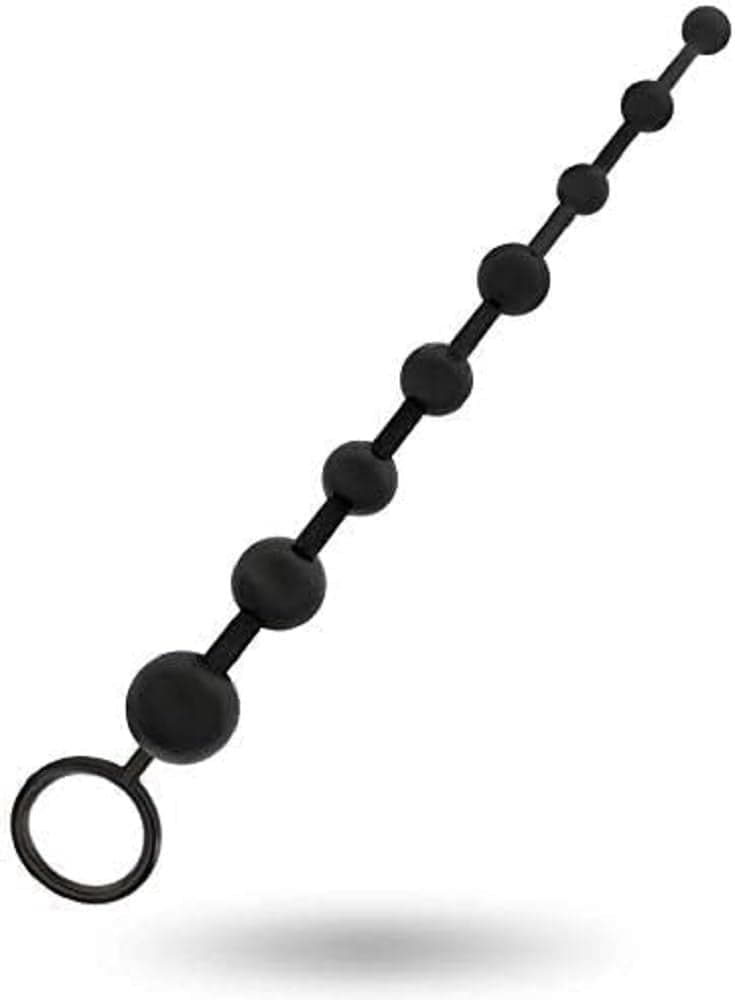 anal 8 perle anali Progressive nero catena palle anal 29 cm con anello estrazion in prodotto Erosdom - Palmi, commercioVirtuoso.it
