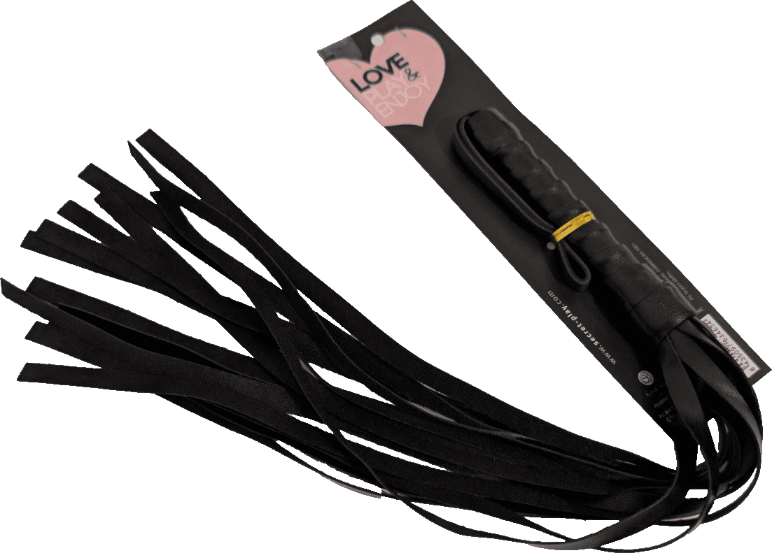 Frustino flogger circa 50 cm fetish bondage BDSM sadomaso frusta pelle pu