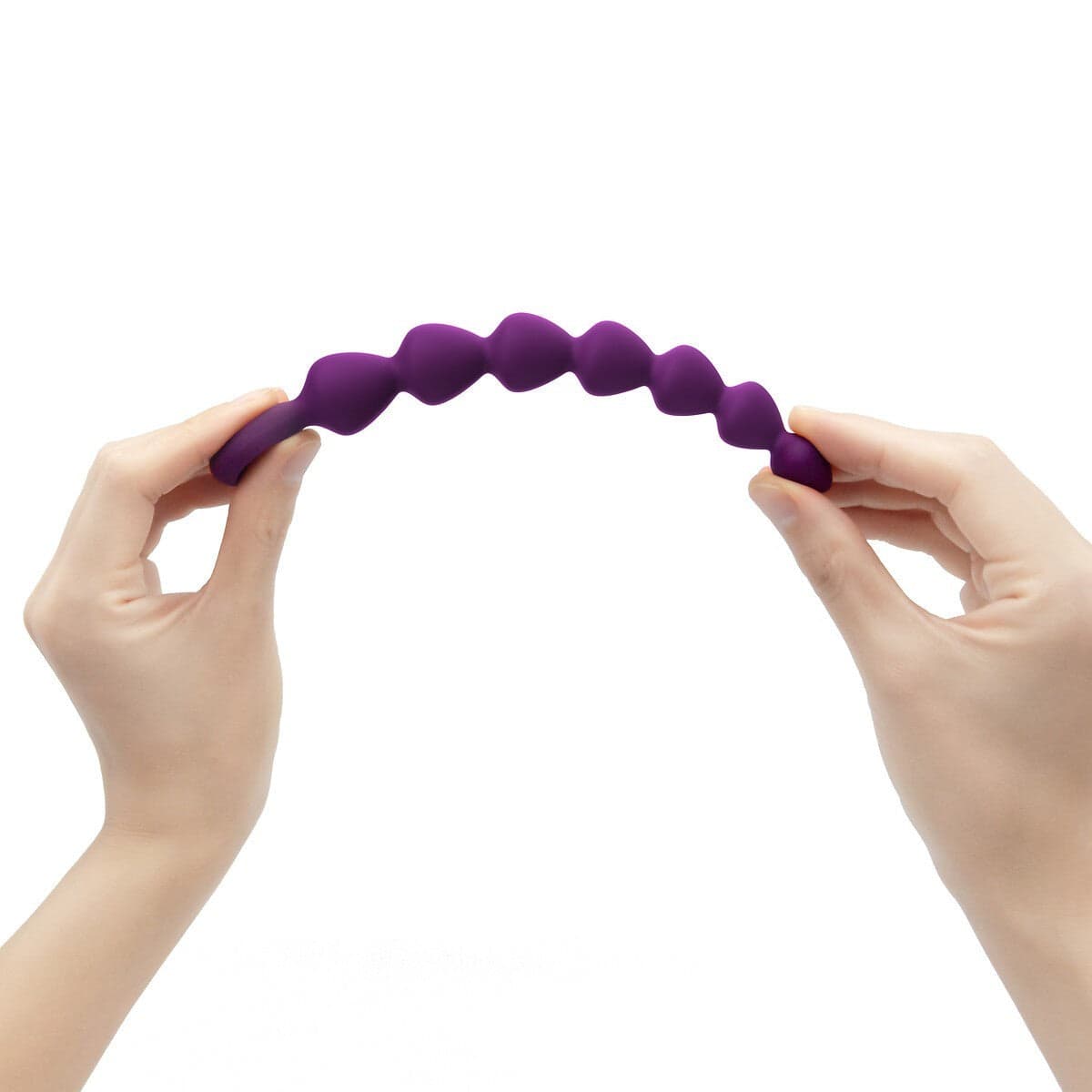 Stimolatore anale Progressivo viola 15 cm a cuori perle anali silicone anello in prodotto Erosdom - Palmi, commercioVirtuoso.it