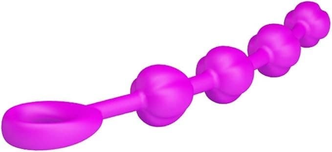 Stimolatore anale Progressivo 4 cuori viola 19 cm silicone per max 2,3 cm in prodotto Erosdom - Palmi, commercioVirtuoso.it