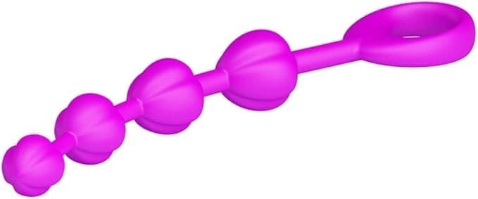 Stimolatore anale Progressivo 4 cuori viola 19 cm silicone per max 2,3 cm in prodotto Erosdom - Palmi, commercioVirtuoso.it