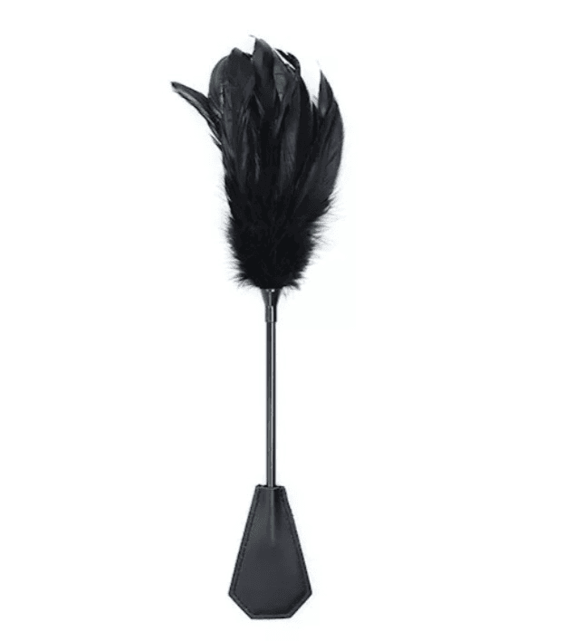 Frustino Ticler tintillatore piume circa 40 cm fetish bondage BDSM sadomaso