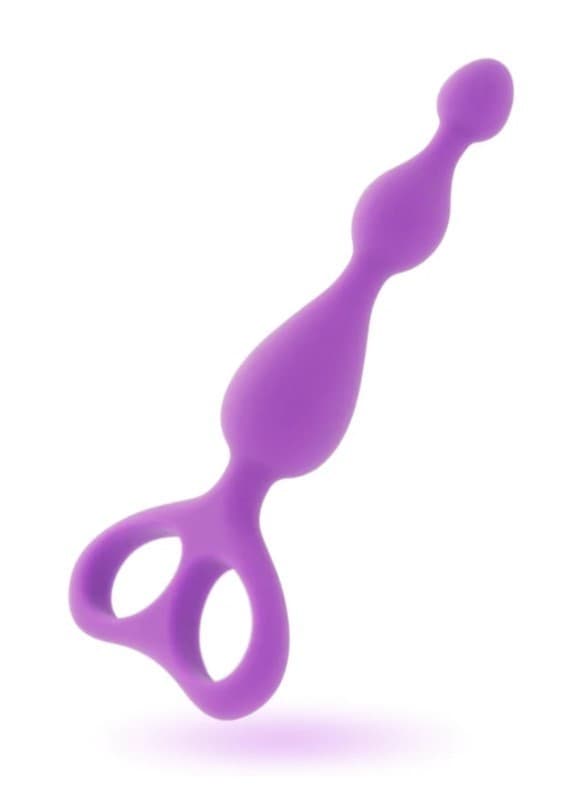 Stimolatore perle anali Progressivo viola 17,5 cm x max 3,3 cm loop estrazione in prodotto Erosdom - Palmi, commercioVirtuoso.it