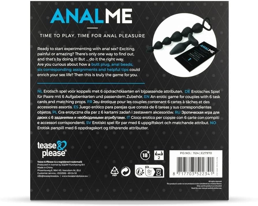 Gioco per coppie con stimolatore plug anale lubrificante divertentissimo ! in prodotto Erosdom - Palmi, commercioVirtuoso.it