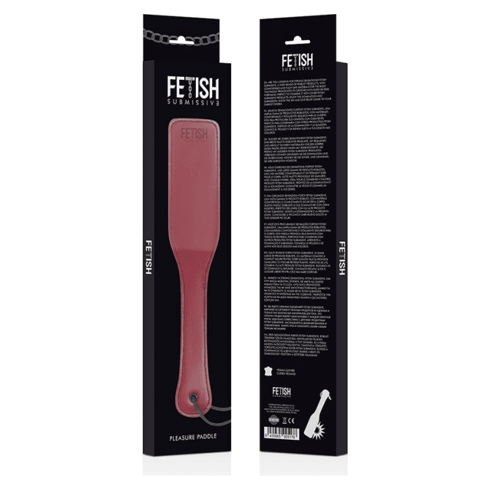 Sculacciatore Premium paddle rosso pelle fetish bondage BDSM sadomaso in prodotto Erosdom - Palmi, commercioVirtuoso.it