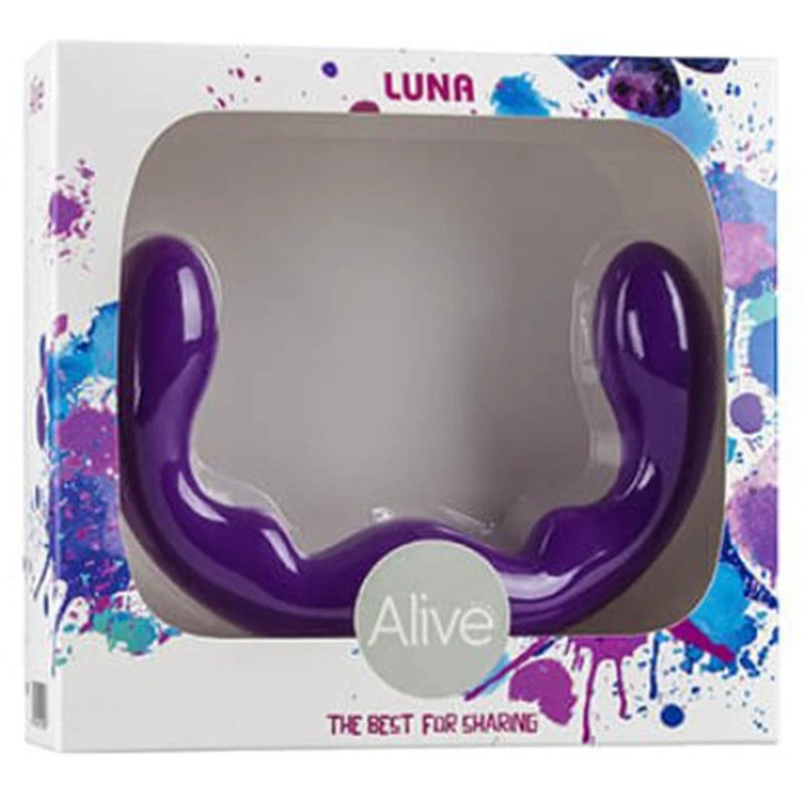 Dildo doppio Plug Anale silicone flessibile 25 cm circa fuxia