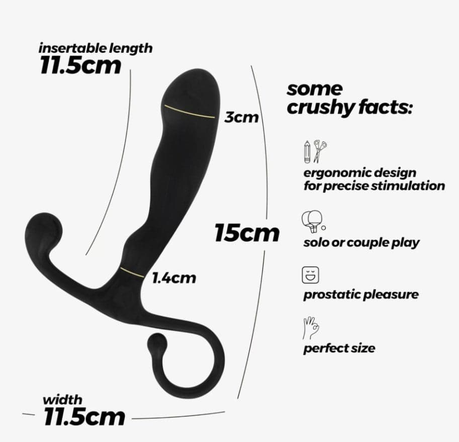 Stimolatore prostatico a punta morbida plug anale Crushions p-baba p-spot in prodotto Erosdom - Palmi, commercioVirtuoso.it