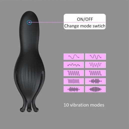 Potente Masturbatore per glande Kron vibrazioni 10 x silicone Premium ricarica in prodotto Erosdom - Palmi, commercioVirtuoso.it